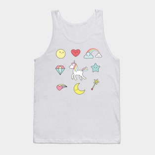 Unicorn and friends Tank Top